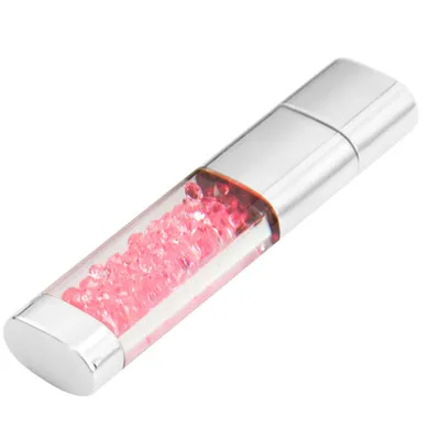 Модный хрустальный металлический USB флэш-накопитель POWERONE 4GB Memory Stick подарки(заказ более 10 штук, бесплатный логотип