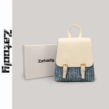 

New Style Women's For Bag Fashion New Design 2020 Color Matching Backpack Single Shoulder Messenger Bag