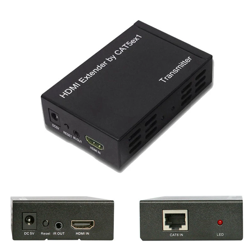 100 м TCP/IP переключатель ступицы роутер Ethernet hdmi-удлинитель Протокола по Cat5e/6 Plus/7 сетевой RJ45 кабель 1080P HDMI сплиттер ретранслятора ИК передать обратно