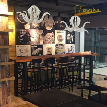 

Nordic Art Octopus Decoration LED Jellyfish Pendant Lamp Modern Creative Lighting Pendant Lights Restaurant Hotel Hanging Lamps