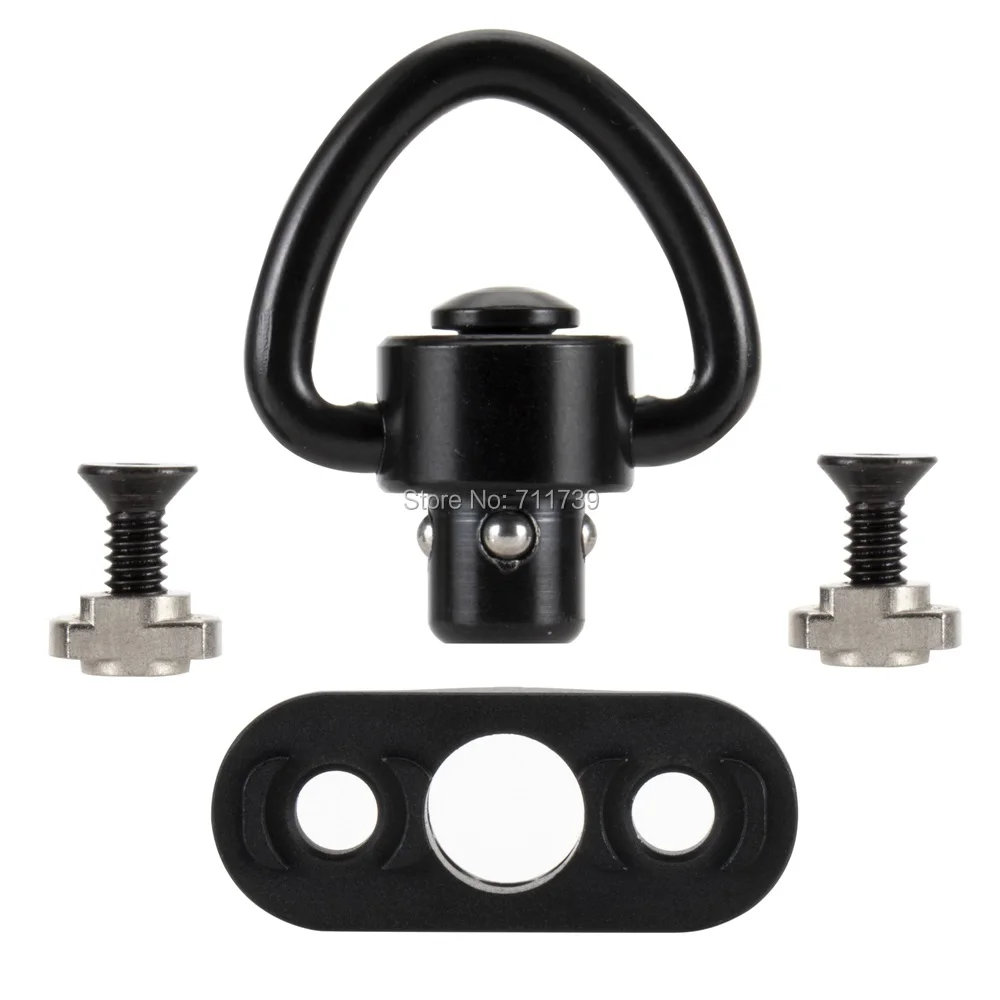 Alonefire M650 M-lok Sling Mount standard QD Sling Поворотный 1,25 дюймовый адаптер для M lok Rail