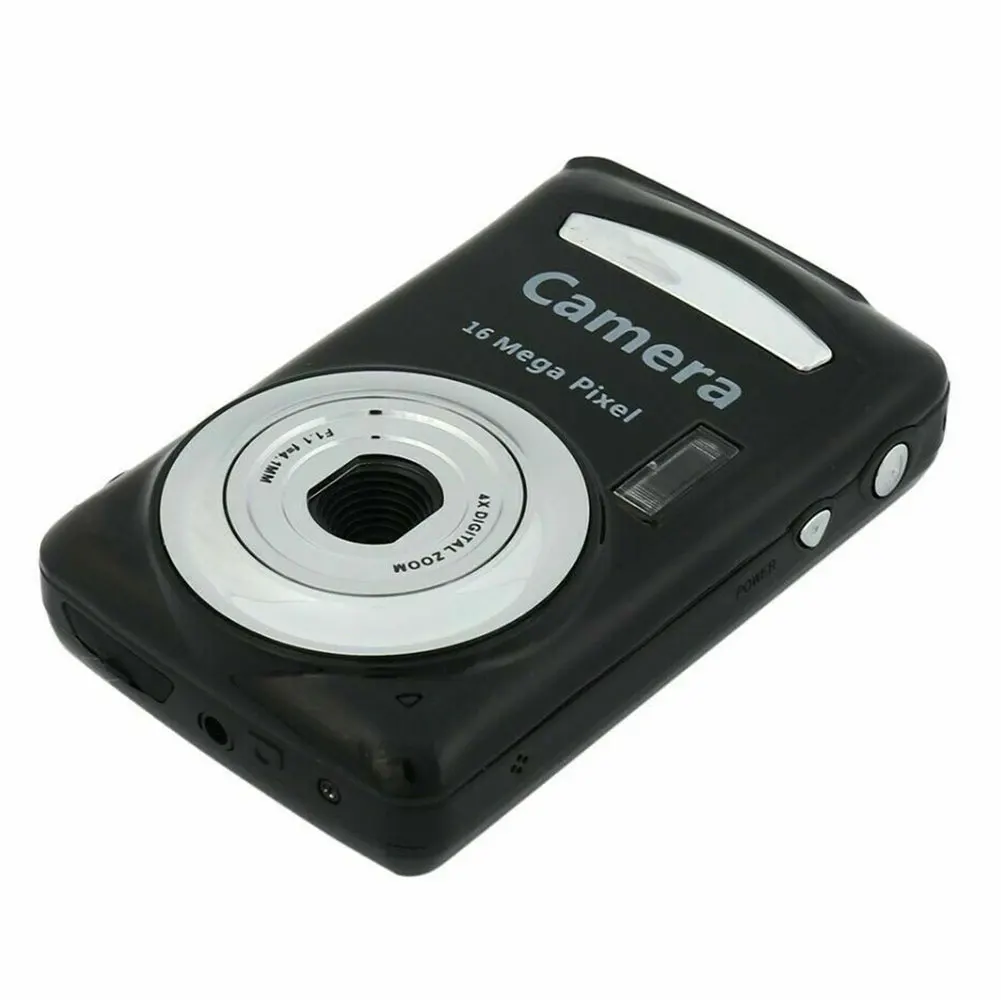 2,4 дюймов портативная цифровая мини-камера с высокой четкостью и аккумулятором 16 мегапикселей, черный TFT lcd Портативный