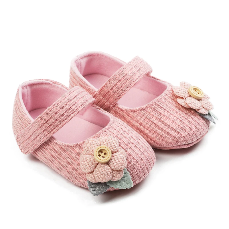  2019 New Breathable Baby Shoes Girls Princess Casual Shoes Toddler Flowers Solid Shoe Children Girl