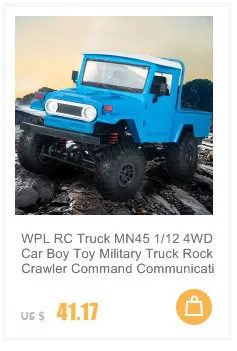 WPL B36 Урал 1/16 2,4 г 6WD р/у грузовик военный автомобиль Рок Гусеничный Command связь автомобиль RTR игрушка авто армейские Грузовики Игрушки для мальчиков