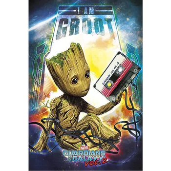 

Full Square 5D Diy Diamond Painting Cartoon "I Am Groot" cross stitch kits Mosaic Embroidery Wall Home Decoration Kids Gift