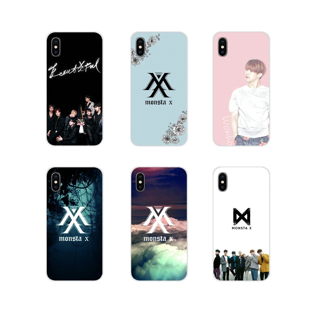 Для Xiaomi Mi4 Mi5 Mi5S Mi6 Mi A1 A2 A3 5X 6X 8 CC 9 T Lite SE Pro Monsta X KPOP Boy Group аксессуары чехол для телефона