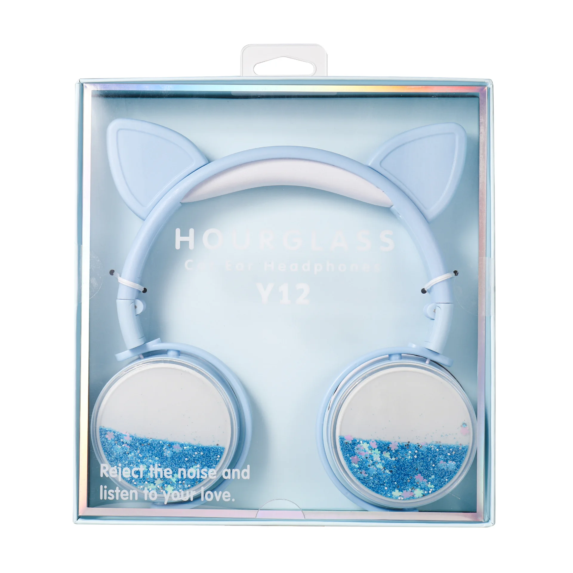 Cute Cat Ear Wired Headphone Noise Canceling Girls Music Stereo Earphone Computer Mobile Phone 3 5mm Gamer Headset Kids Gift