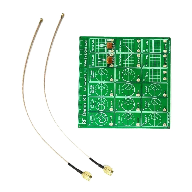 Для NanoVNA RF тестер доска RF демонстрационный Комплект фильтр аттенюатор для NanoVNA-F векторный анайлзер