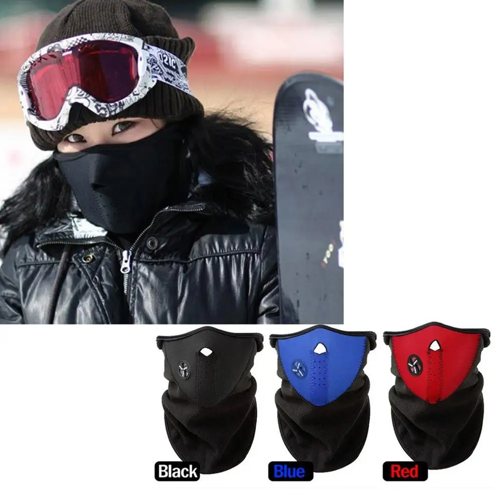 

Warm Windproof Dustproof Gas Mask Soft Comfortable To Wear Design Of A Person'S Face Prevent The Cold Wind 1 Pcs