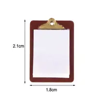 Originaltree мини-клип доска прекрасный планшет для бумаг детский Кукольный домик игрушечный домик Миниатюрные аксессуары для детей Kawaii бумажный держатель