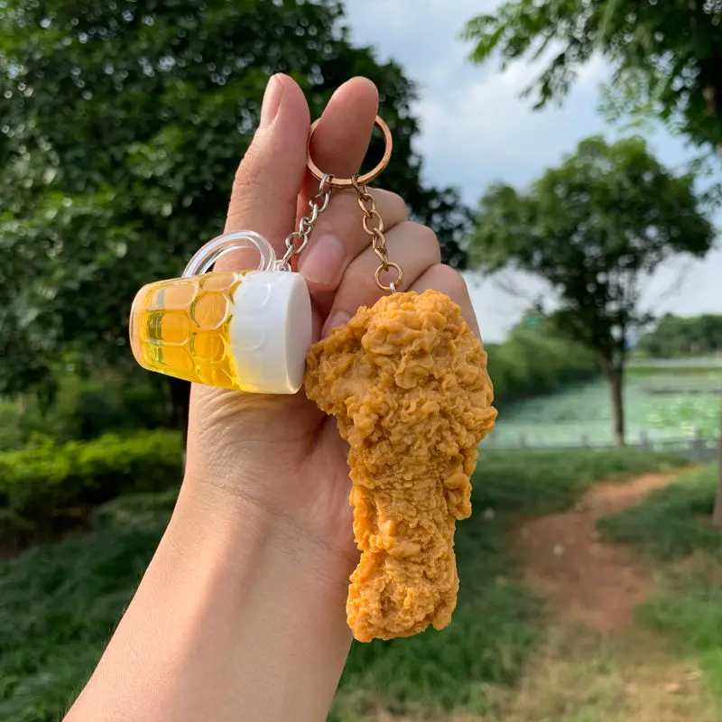 Брелок для рюкзака подвеска-Nuggets подвеска с жареными куриными ножками детская