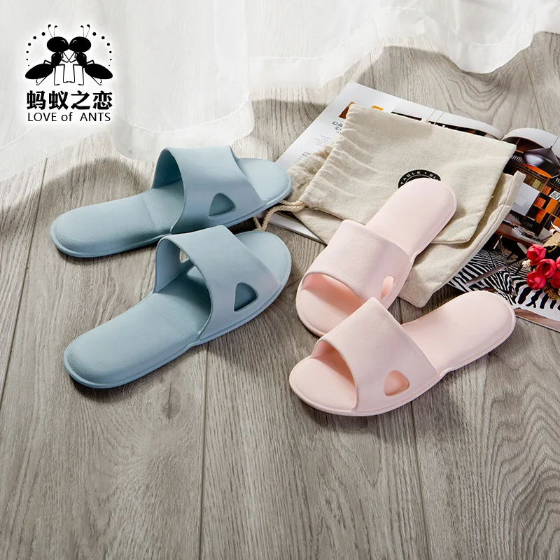 

2019 New Style Sandals 817 Simple Folding Portable Airplane Drag Anti-slip Slipper Women's