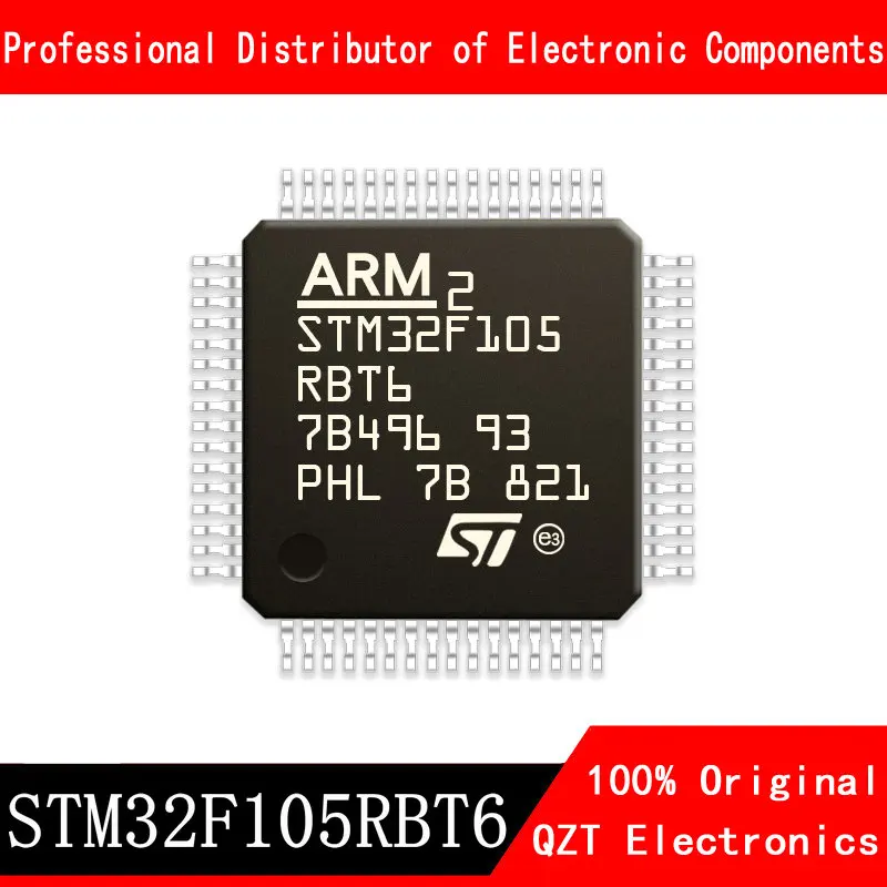 5pcs/lot new original STM32F105RBT6 STM32F105RB STM32F105 LQFP64 microcontroller MCU In Stock