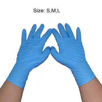 

50pairs 12 inches Disposable Washing Cleaning Nitrile Gloves Work Safety Gloves