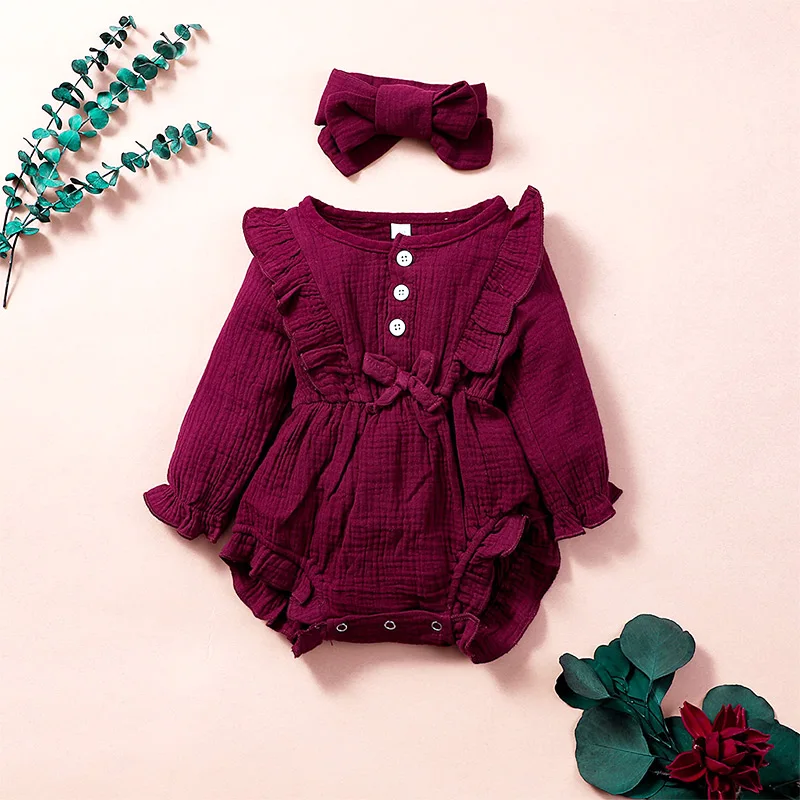 Bowtie Ruffle Romper