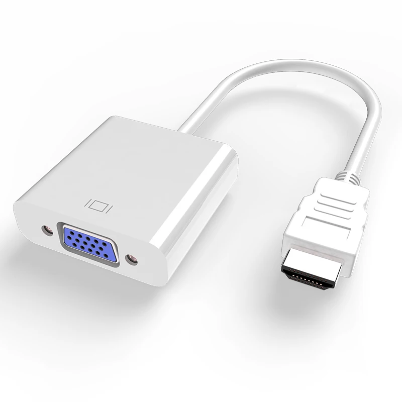 Аудио и видео Кабель-адаптер Hdmi в vga конвертер hdmi видео кабель-удлинитель 1080P приставка к ТВ hdmi видео Кабель-адаптер