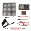 DIY GyverLamp Kit 16x16  LED Matrix Electronic Fire Lamp WS2812B RGB Bendable Digital Pixel Panel Milky Lampshade ► Photo 2/6