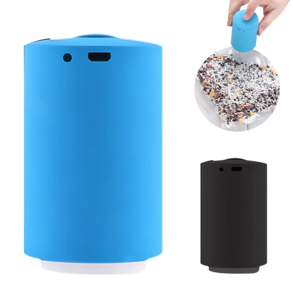 Мини USB Househoud уплотнитель зажим закуски автоматической сжатые вакуумные Насос свежий Еда стержень полосы Кухня инструмент с вакуумные пакеты