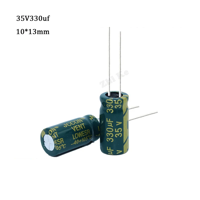330uF 100V Radial Lead Electrolytic Capacitors 2/Lot 