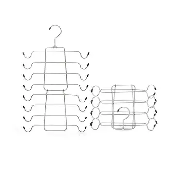 

Multi-layer Underwear Hanger Foldable Vest Storage Rack Multi-function Magic Hanger Save Space Closet Storage Supplies