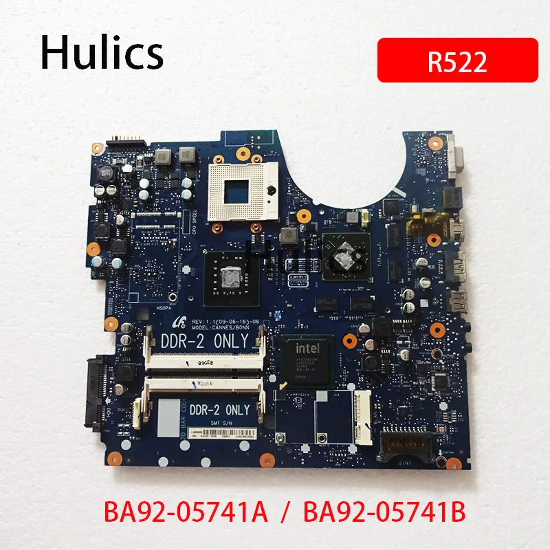 Hulics Original BA92-05741A BA92-05741B BA41-01060A BA41-01061A For Samsung NP-R522 R522 R620 R520 Laptop Motherboard PM45 DDR2 |