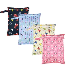 Sac à couches pour bébé, taille 30x40CM, sac sec et humide, imperméable, en tissu humide, Portable, réutilisable 