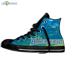 Кроссовки на заказ с изображением логотипа; обувь; Cal State Bakersfield Roadrunners; дышащая парусиновая обувь; Zapatos De Mujer; Уличная обувь