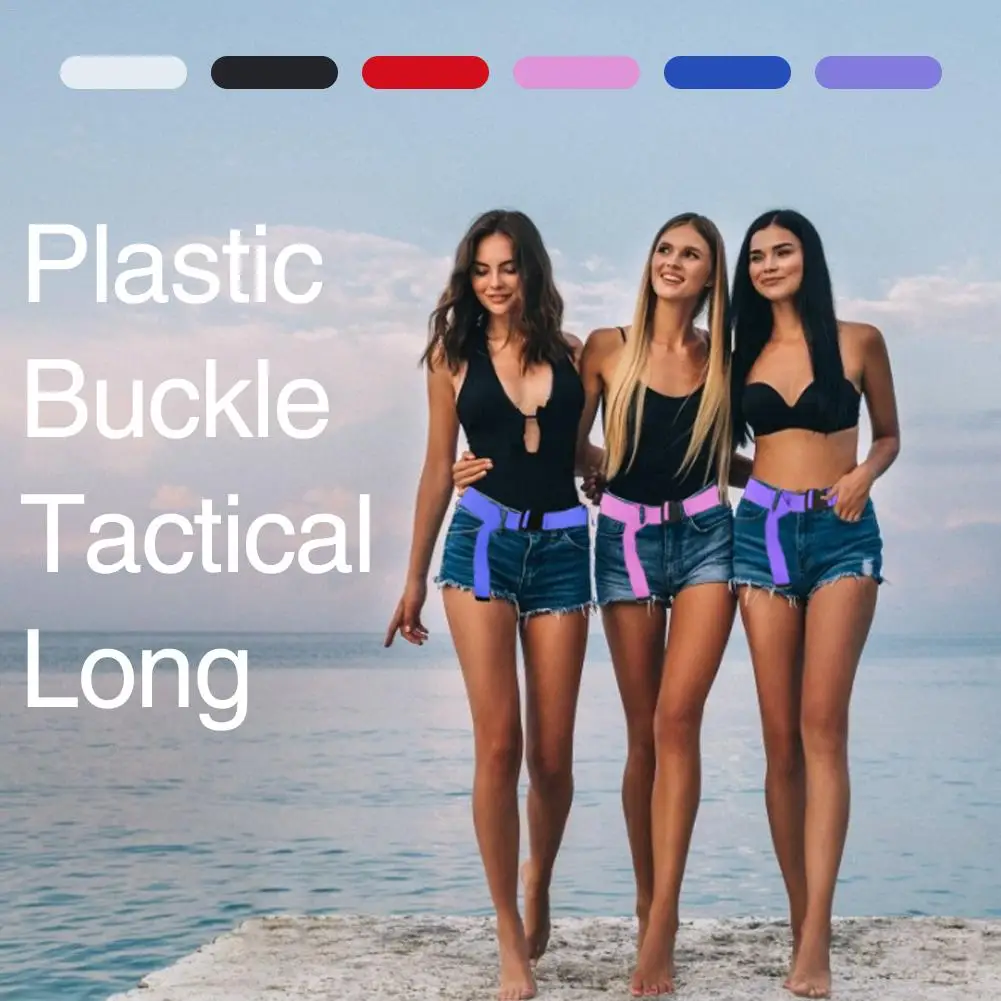 Модные парусиновые ремни пластиковые пряжки ремень Регулируемый поясной ремень для женщин тактический ремень 120 см