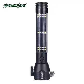 

USB Rechargable LED Flashlight 3 Lighting Mode Super Bright Waterproof Torch Telescopic Zoom Portable Suit for Night Lighting