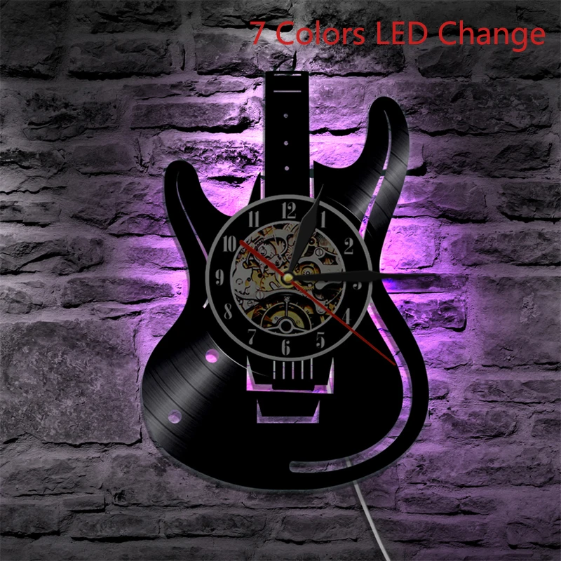 Details about   LED Clock Hippie LED Light Vinyl Record Wall Clock LED Wall Clock 1144 
