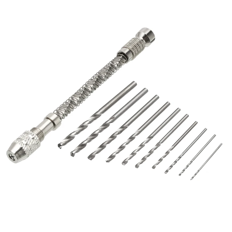 Portable Mini Hand Drill Rotary Drilling DIY Steel Wood Drill Jewelry