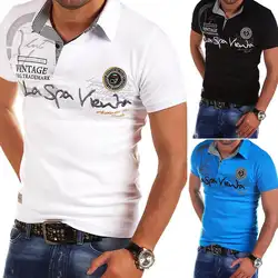 Zogaa/Новый дизайн 2018, модная брендовая мужская футболка с принтом, короткий рукав, тонкая футболка Fi, мужские футболки, повседневная футболка