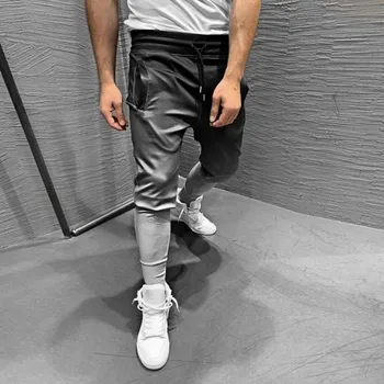 

Pants Men Streetwear Sweatpants3D Gradual Fitness Sports Elastic Trouser Fashion Telecontrol Gradual Pant pantalones hombre Z4