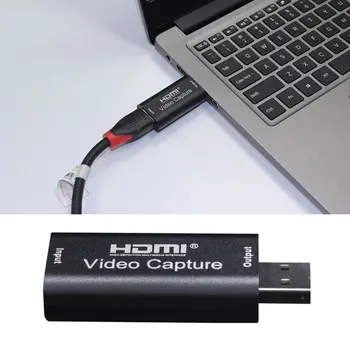 

HDMI Video Capture Card USB 2.0 HDMI Video Grabber Record Box PS4 Game DVD Camcorder Camera Recording Live Streaming