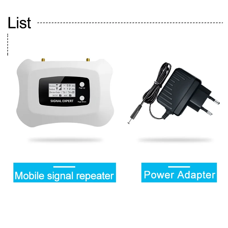 4G LTE 800 Network Signal Repeater Band 20 LCD