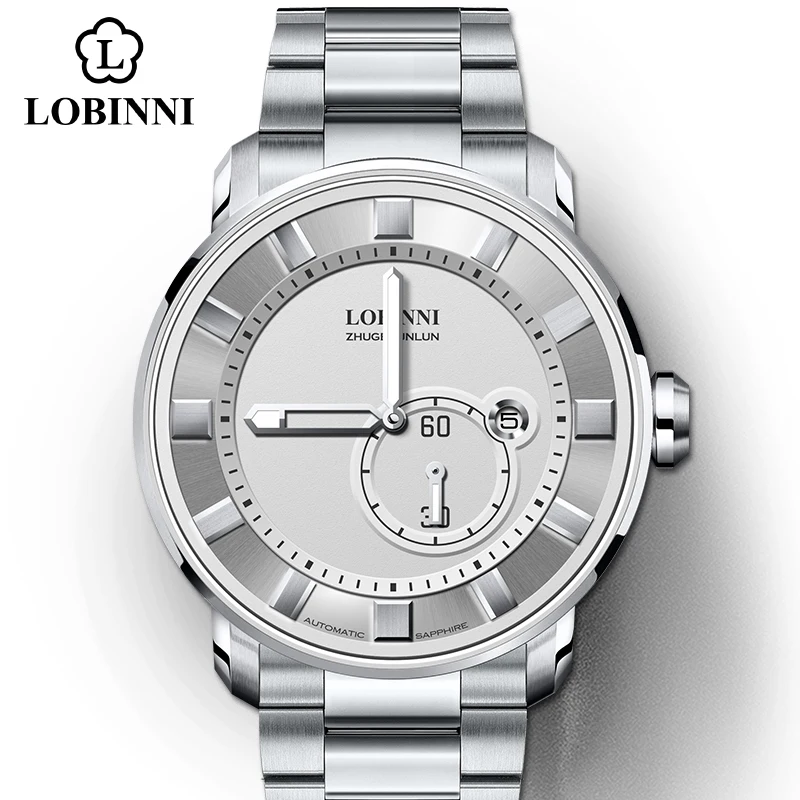 Швейцарские парные часы, люксовый бренд, часы для влюбленных мужчин и женщин, японские механические часы Miyota, автоматические часы, сапфир, relogio - Цвет: Silver-Silver-M
