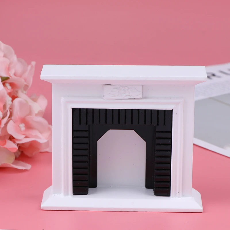 1/12 масштаб DIY ручной работы миниатюрный Белый камин кукольный домик декор мебель аксессуары наборы мини игрушка подарок для детей