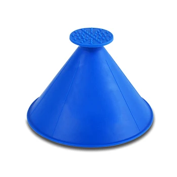 

Magical Car Windshield Ices Snow Remover Scraper Tool Portable Cone Shaped Funnel Car Styling