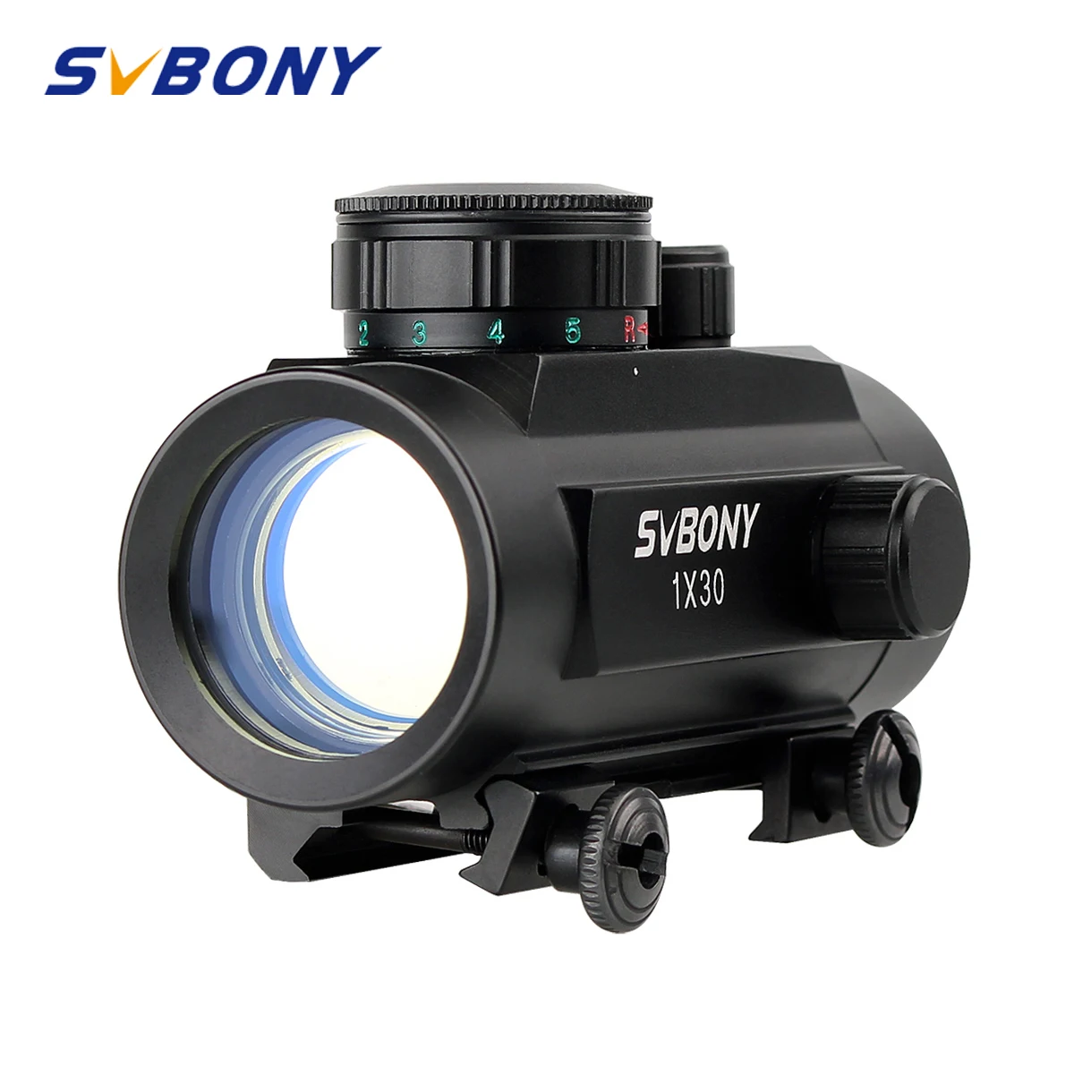 Оптический прицел Svbony F9148A тактический с красной и зеленой точкой пятью