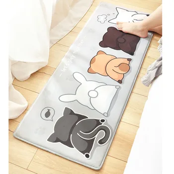 

Floor Mat Door Mat Enter Bathroom Non-slip Carpet Bathroom Door Mat Household Bathroom Water Absorbing Carpet Kitchen Floor Mat