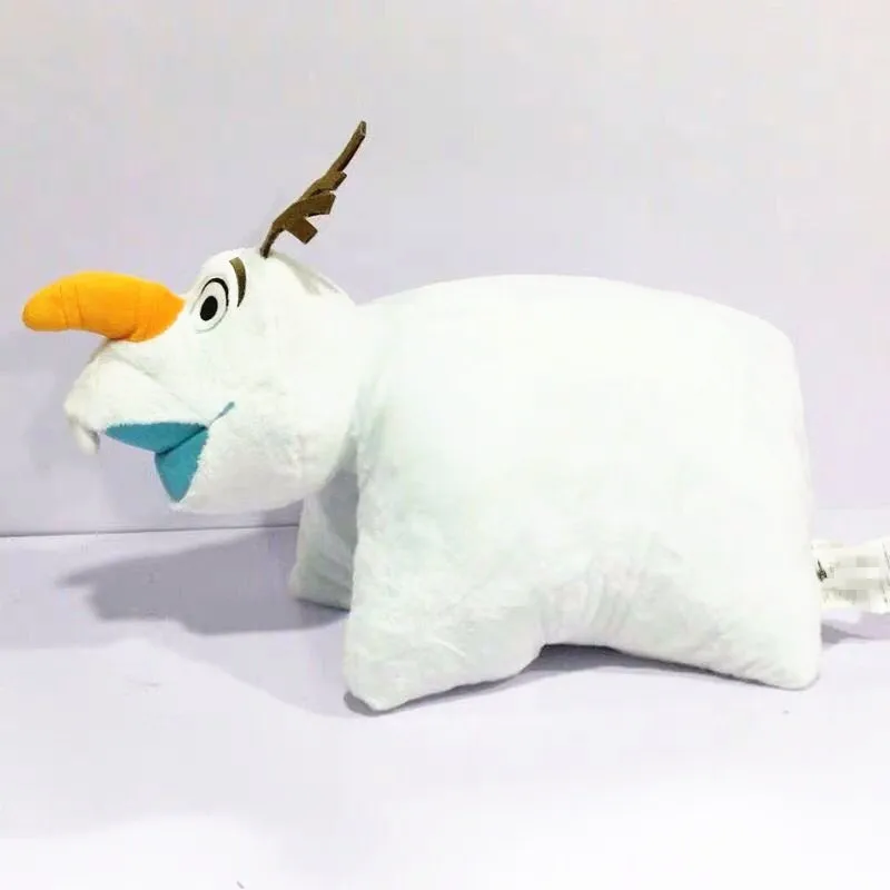 1 шт./лот, плюшевый снеговик Олаф, кукла, удерживающая подушку, подушка для подарка, детские игрушки