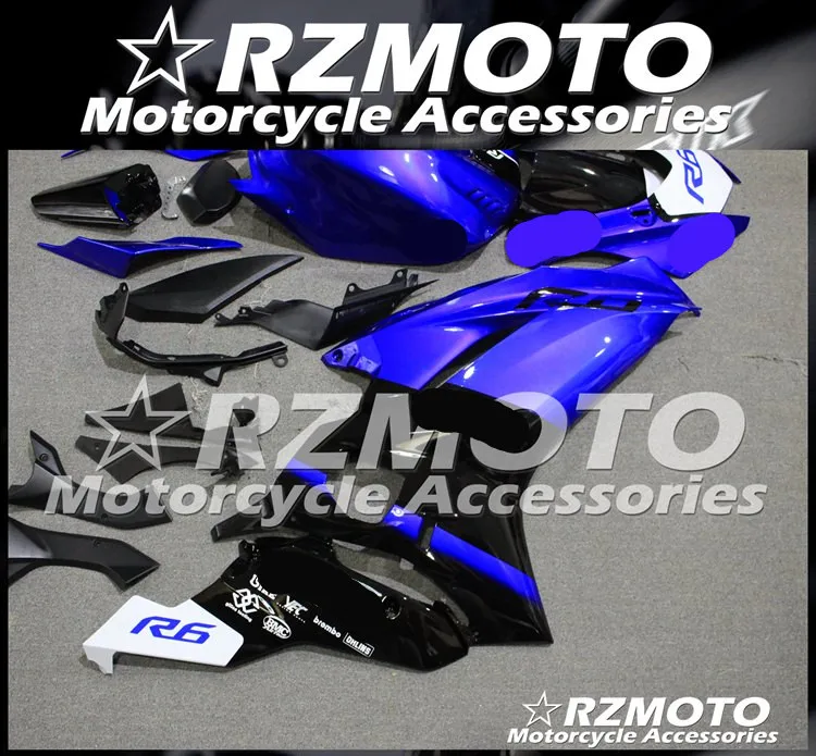 ABS мотоцикл обтекатель комплект для YAMAHA YZF R6- год кузов литьевая форма Магазин № 1870