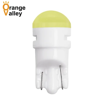 

100Pcs T10 led Ceramic W5W 194 168 3 2835-SMD Car LED Light Dome License Map Lamp Parking Wedge lights Auto Bulb DC 12V