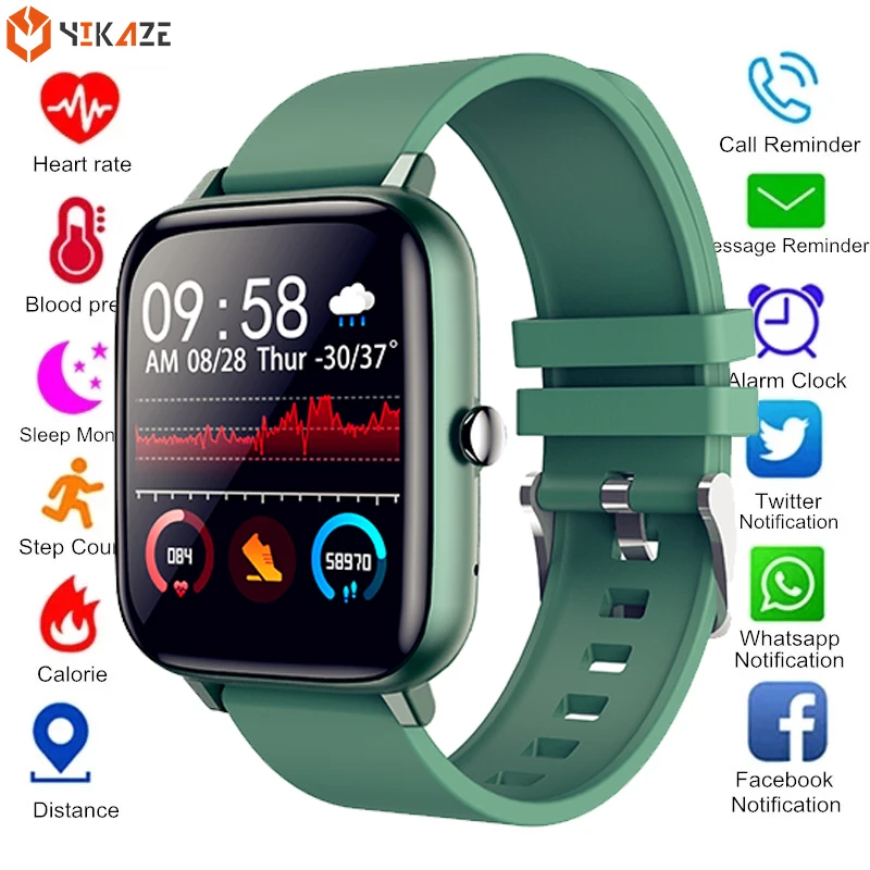 2020 Smart Watch Women Men Heart Rate Fitness Tracker Bracelet Watch Bluetooth Call Waterproof Sport Smartwatch For Android IOS