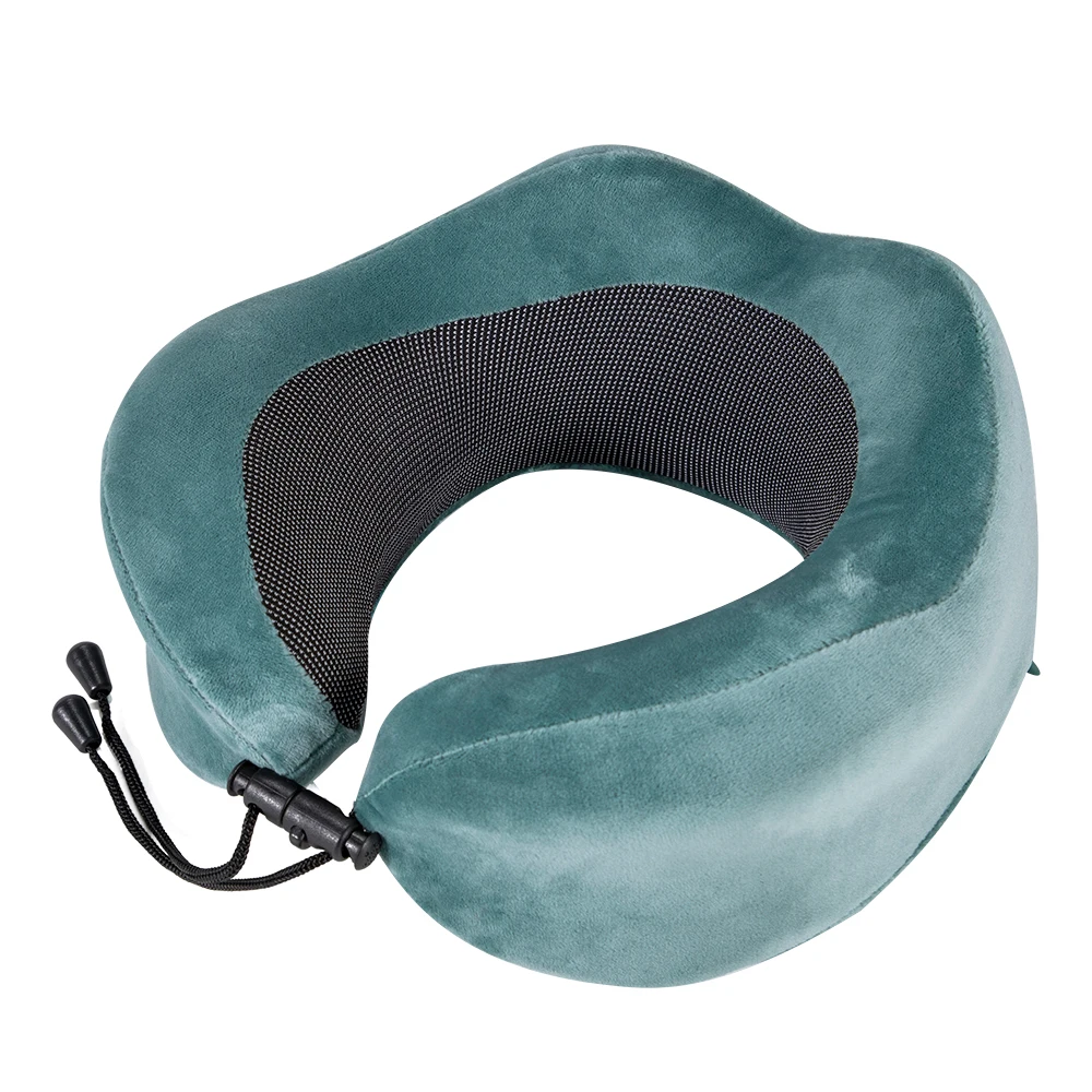 Urijk Складная медленно отскоченная надувная подушка для шеи пены памяти u-образная подушка для путешествий аксессуары для путешествий подушка для сна самолет