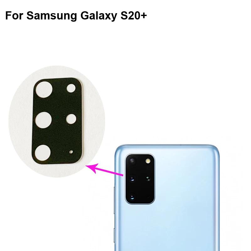 Высокое качество для Samsung Galaxy S20 + задняя камера стеклянный объектив тест хороший S 20 plus запасные части
