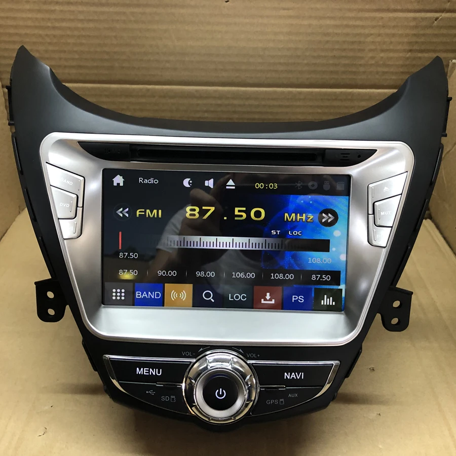 BYNCG 2DIN 8INCH Car DVD Multimedia Player GPS Navigation For hyundai elantra 2012-2013 Radio Stereo Head Unit SD USB GPS BT