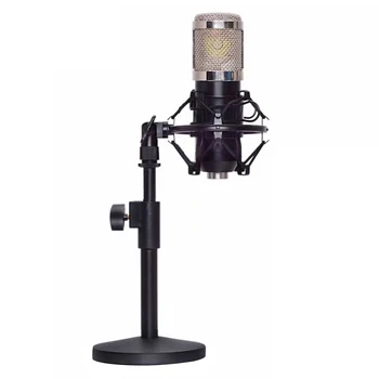 

With Clip Anti Slip Multifunctional Adjustable Height Desktop Microphone Stand Universal Live Broadcast Bar Round Base Portable