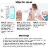 500/300ml Ear Cleaner Kit for Adults Kids Spiral Ear Wax Remover Plastic Water Irrigation Bottle Ear Care Washing Safety Squeeze 4
