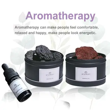 

10ML Volcanic Stone Aromatherapy Lavender Aromatherapy Essential Oil Diffused Stone Environmental-friendly Essential Oil Set